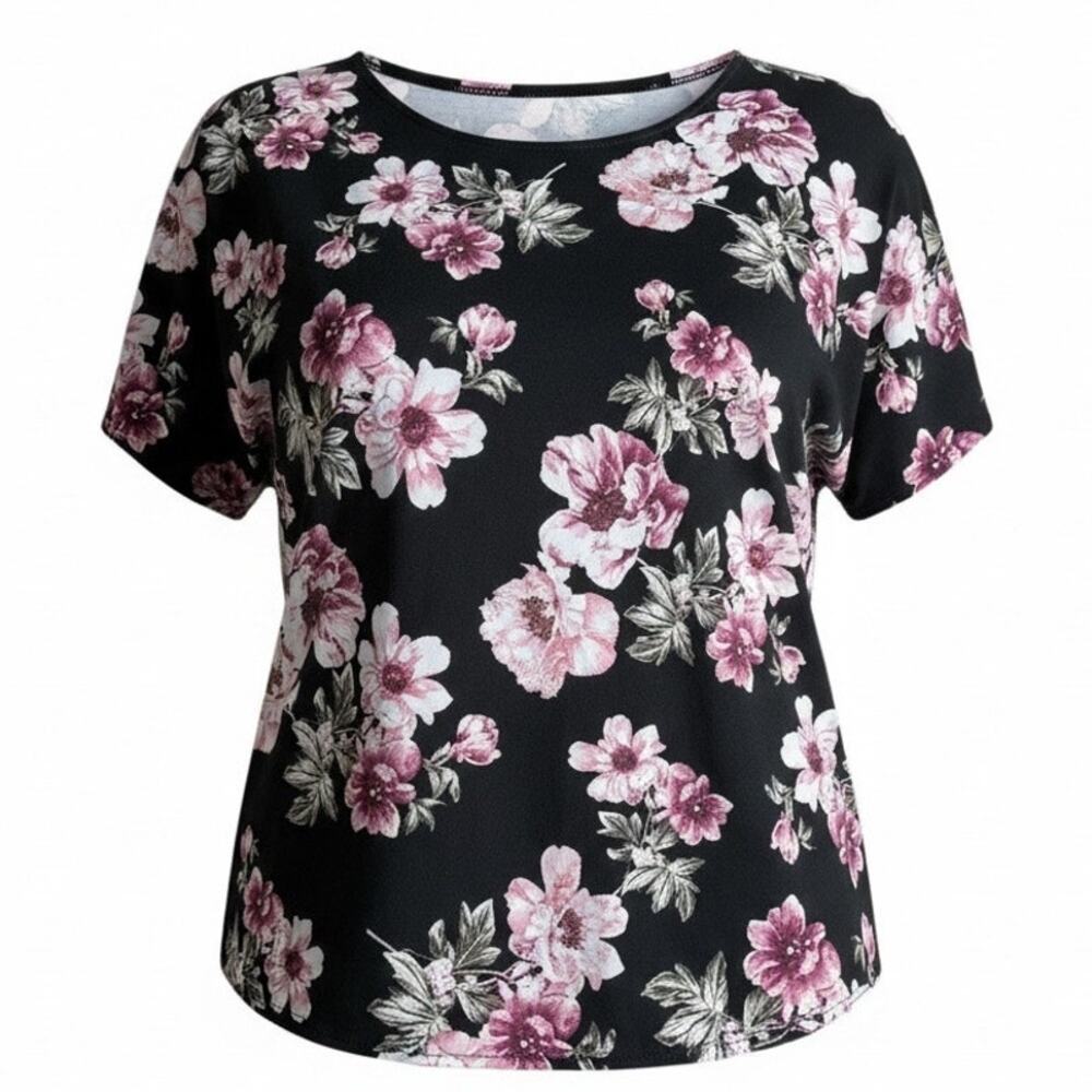 Star Vixen Women's Plus-Size Dolman Knit Top Size 3X High-Low Hem